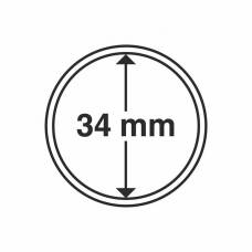 Капсула «CAPS» для монет диаметром 34 мм LEUCHTTURM 310430 (аверс)