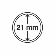 Капсула «CAPS» для монет диаметром 21 мм LEUCHTTURM 327401 (аверс)