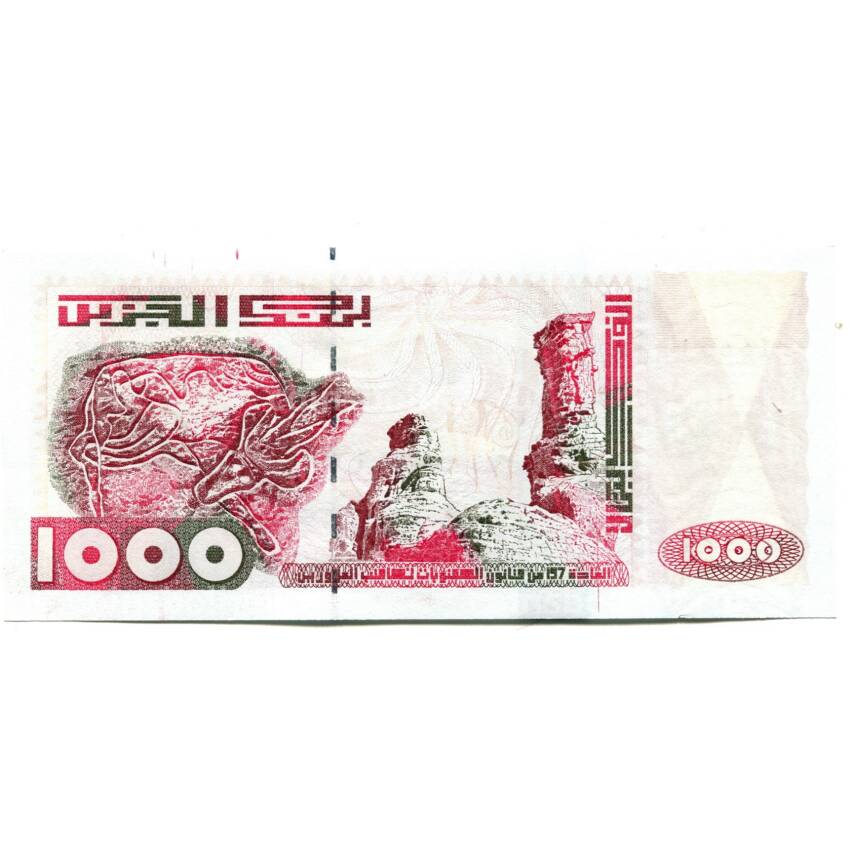 Банкнота 1000 динар 2005 года Алжир (вид 2)