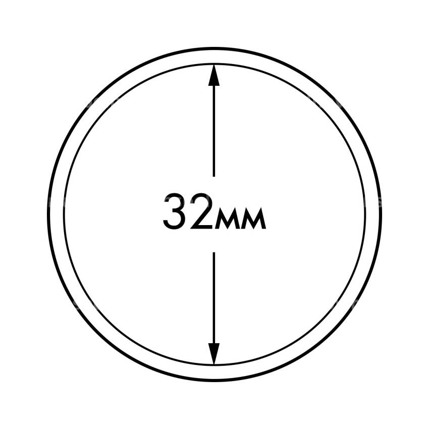 Капсула «ULTRA» для монет диаметром 32 мм LEUCHTTURM 345039