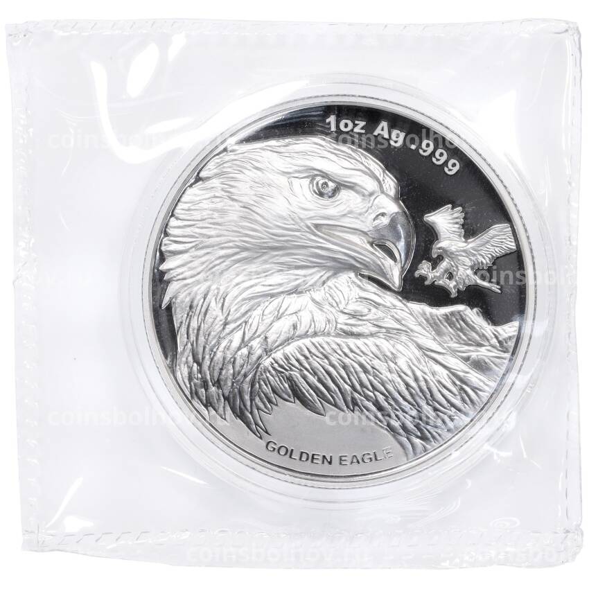 Монета 2 доллара 2023 года Самоа —  Золотой орел (вид 3)