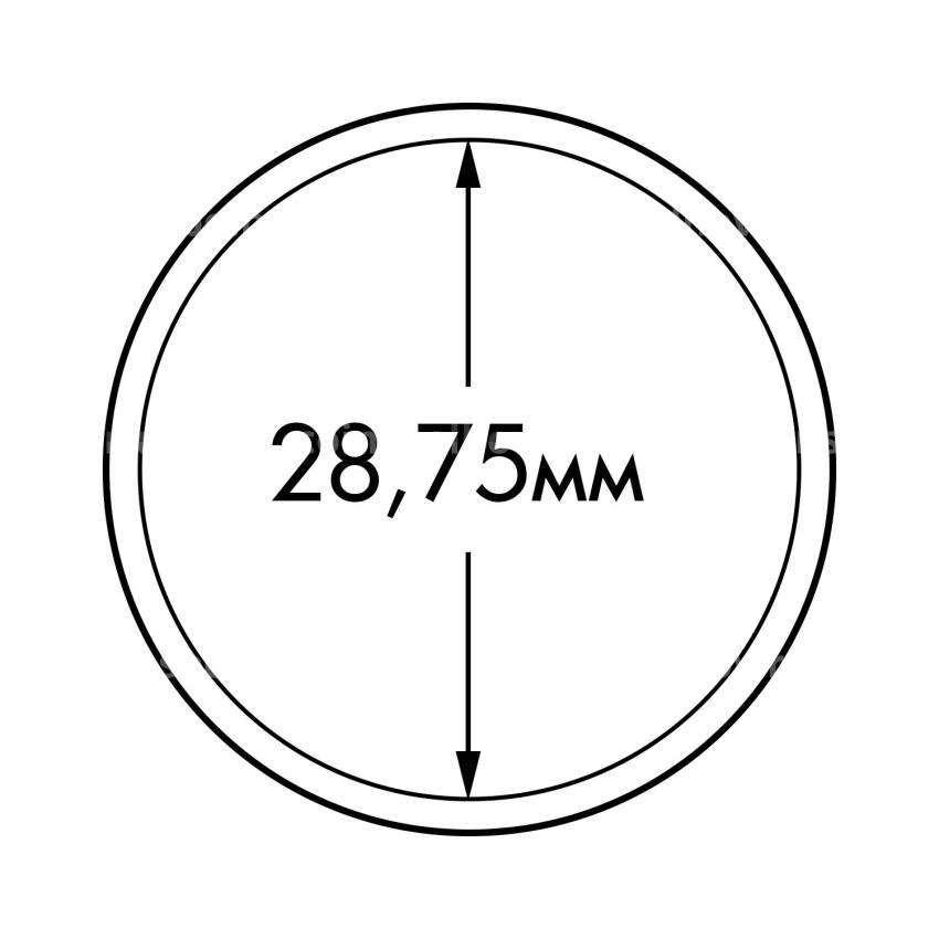 Капсула «ULTRA Perfect Fit» для монет 10 евро Германия диаметром  28.75 мм LEUCHTTURM 365294