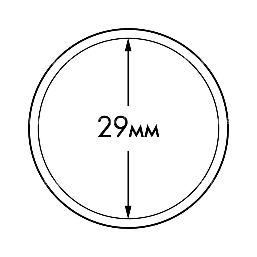 Капсула «ULTRA» для монет диаметром 29 мм LEUCHTTURM 345035