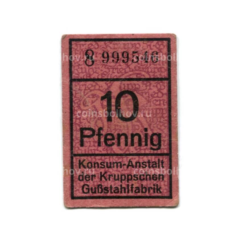 Банкнота 10 пфеннигов  Германия Нотгельд — Эссен