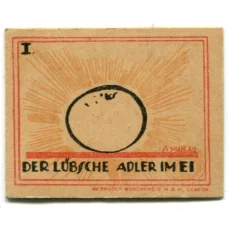 Банкнота 20 пфеннигов 1921 года Германия Нотгельд — Любек (вид 2)