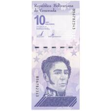 Банкнота 10 боливар 2021 года Венесуэла