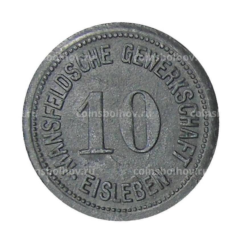 Монета 10 пфеннигов 1918 года Германия Нотгельд — Айслебен (вид 2)