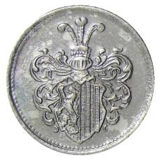 Монета 20 пфеннигов 1918 года Транспортный нотгельд — Лейпциг (реверс)