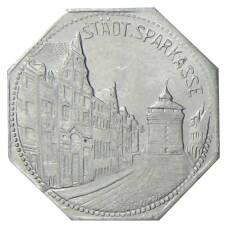 Монета 20 пфеннигов 1921 года Германия — Трамвайный нотгельд —  город Нюрнберг (аверс)