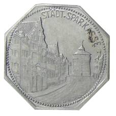 Монета 20 пфеннигов 1921 года Германия — Трамвайный нотгельд —  город Нюрнберг (аверс)