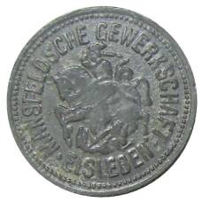 Монета 10 пфеннигов 1917 года Германия Нотгельд — Айслебен (аверс)