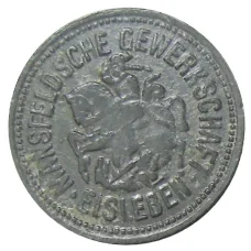 Монета 10 пфеннигов 1917 года Германия Нотгельд — Айслебен (аверс)