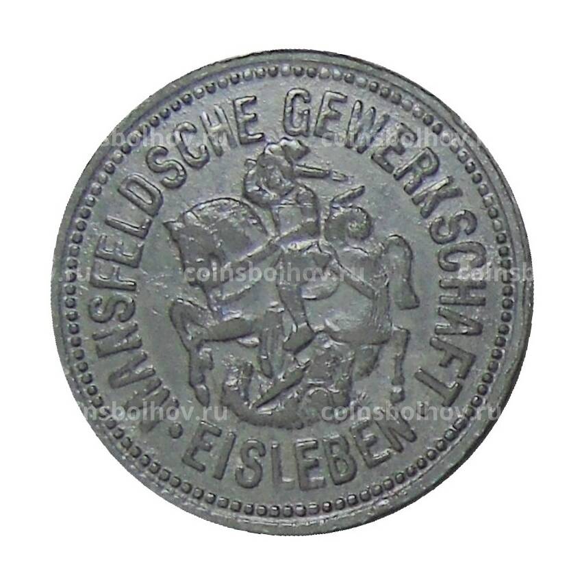 Монета 10 пфеннигов 1917 года Германия Нотгельд — Айслебен