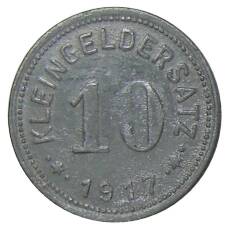 Монета 10 пфеннигов 1917 года Германия Нотгельд — Айслебен (реверс)