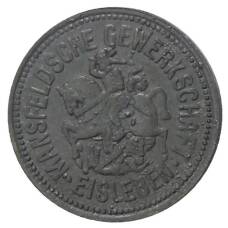 Монета 10 пфеннигов 1917 года Германия Нотгельд — Айслебен (аверс)