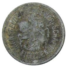 Монета 10 пфеннигов 1917 года Германия Нотгельд — Айслебен (аверс)