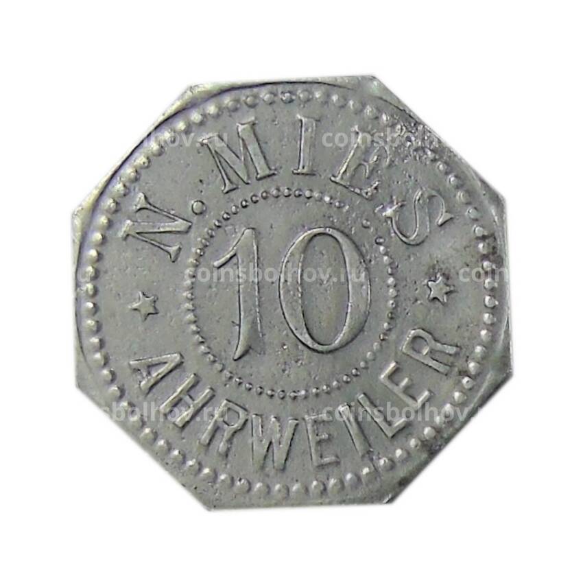 Монета 10 пфеннигов Германия Нотгельд — Арвайлер