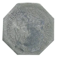 Монета 50 пфеннигов 1917 года Германия Нотгельд — Aйслибен (аверс)