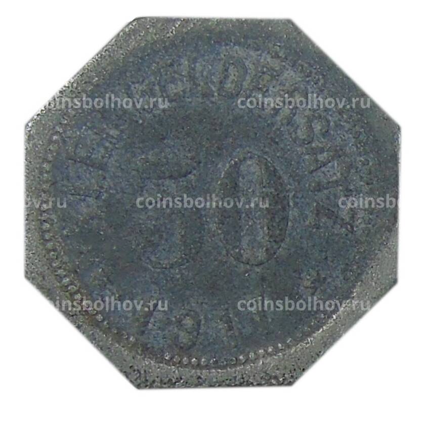 Монета 50 пфеннигов 1917 года Германия Нотгельд — Aйслибен (вид 2)
