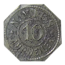 Монета 10 пфеннигов Германия Нотгельд — Арвайлер (аверс)