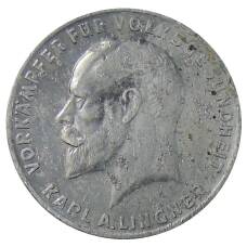 Монета Жетон платежный 2 пункта  Германия (город Дрезден) — фабрика Карла Лингнера (реверс)