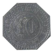 Монета 10 пфеннигов Германия Нотгельд — PETER FIX SOHNE (аверс)