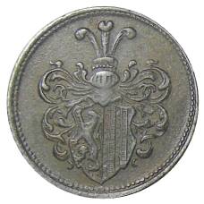 Монета 20 пфеннигов 1918 года Транспортный нотгельд — Лейпциг (реверс)