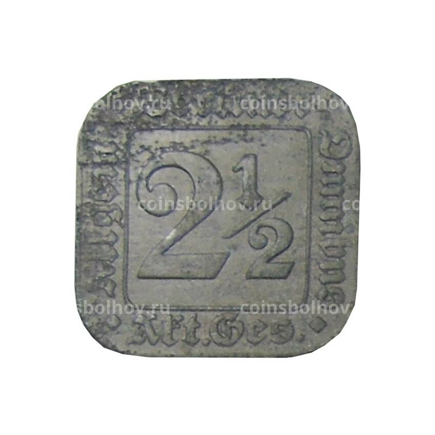 Монета 2.5 пфеннига 1916 года Германия Нотгельд — Берлин