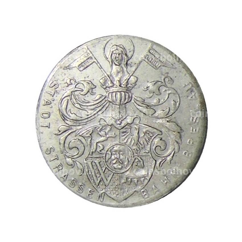 Монета 10 пфеннигов 1920 года Германия  Транспортный нотгельд — Бреслау (вид 2)
