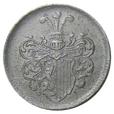 Монета 20 пфеннигов 1918 года Транспортный нотгельд — Лейпциг (реверс)