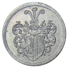 Монета 20 пфеннигов 1918 года Транспортный нотгельд — Лейпциг (реверс)