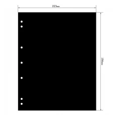 Лист-разделитель формат «Numis» Черный LEUCHTTURM 357701 (аверс)
