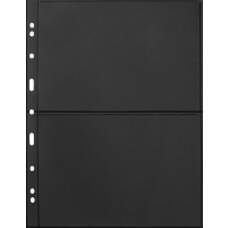 Лист для банкнот на 2 ячейки формат «Grande» 2S Черный LEUCHTTURM 324690 (реверс)