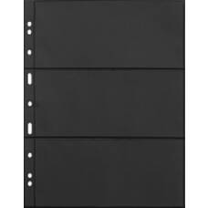 Лист для банкнот на 3 ячейки формат «Grande» 3S Черный LEUCHTTURM 305160 (реверс)