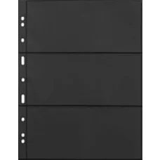 Лист для банкнот на 3 ячейки формат «Grande» 3S Черный LEUCHTTURM 305160 (реверс)