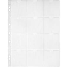 Лист для 12 монет в холдерах 67х67 мм формат «Grande» LEUCHTTURM 326120 (реверс)