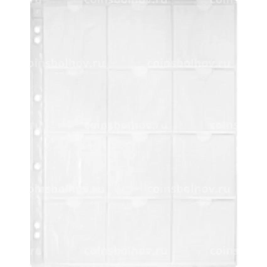 Лист для 12 монет в холдерах 67х67 мм формат «Grande» LEUCHTTURM 326120 (вид 2)