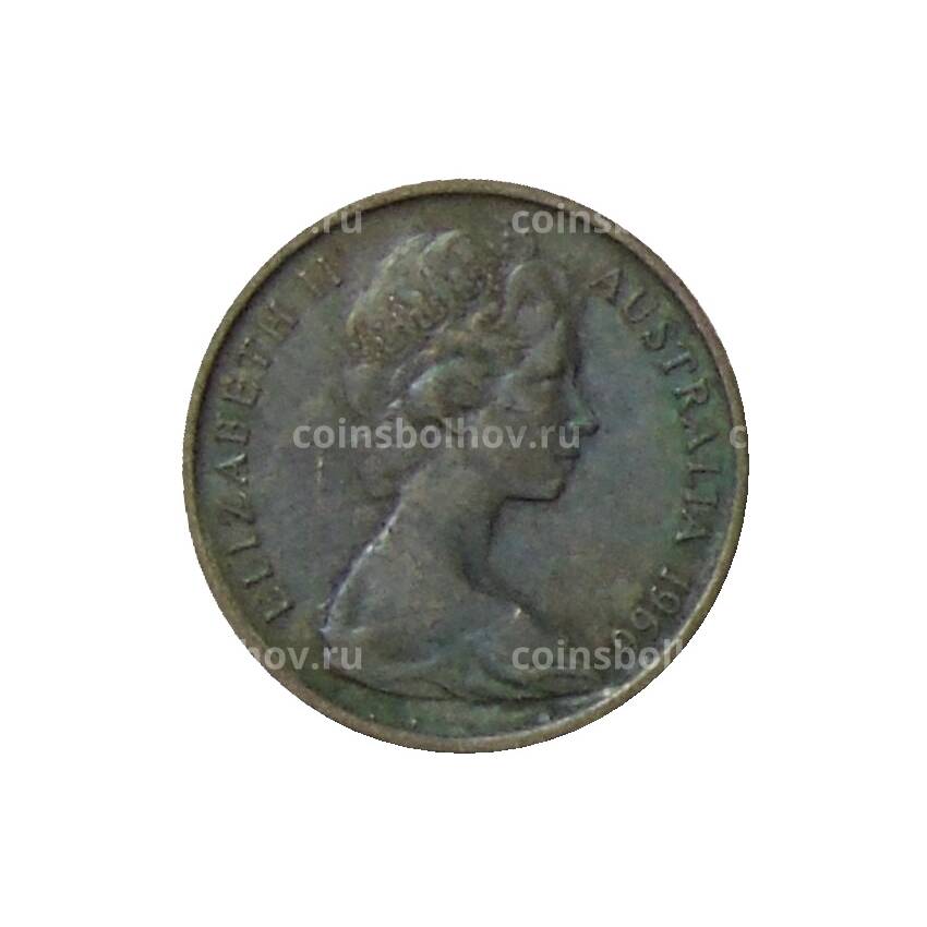 Монета 1 цент 1966 года Австралия