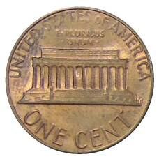 Монета 1 цент 1984 года D США (реверс)