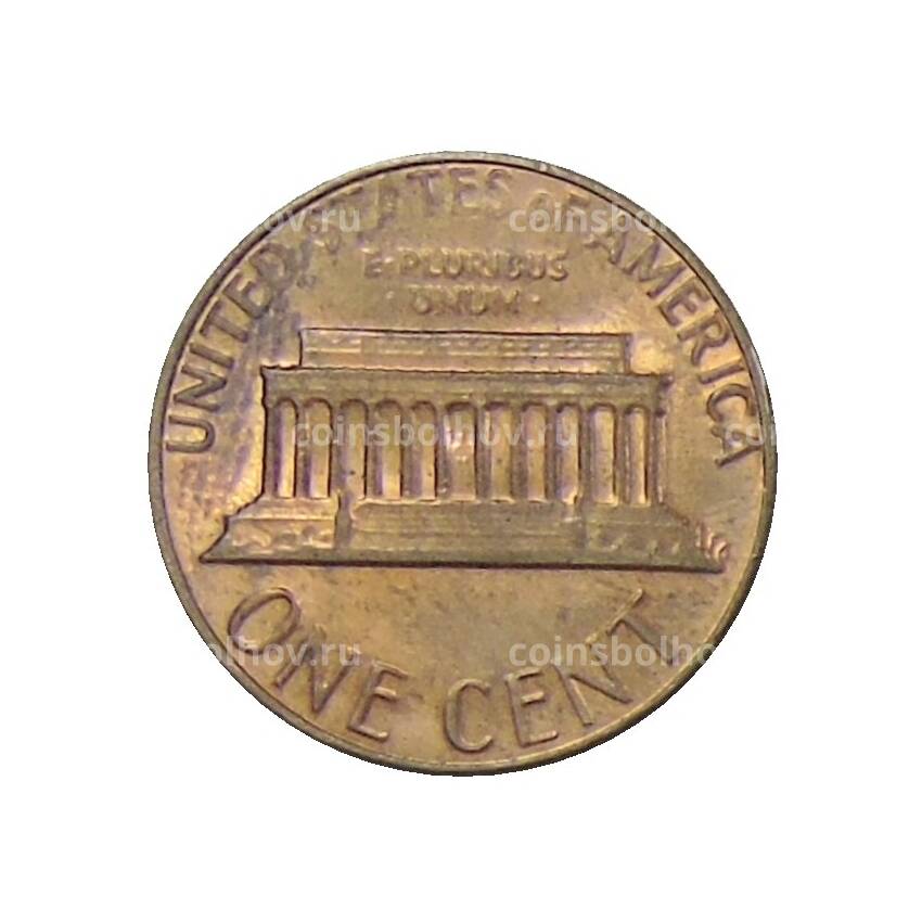 Монета 1 цент 1984 года D США (вид 2)
