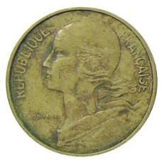 Монета 10 сантимов 1966 года Франция (реверс)