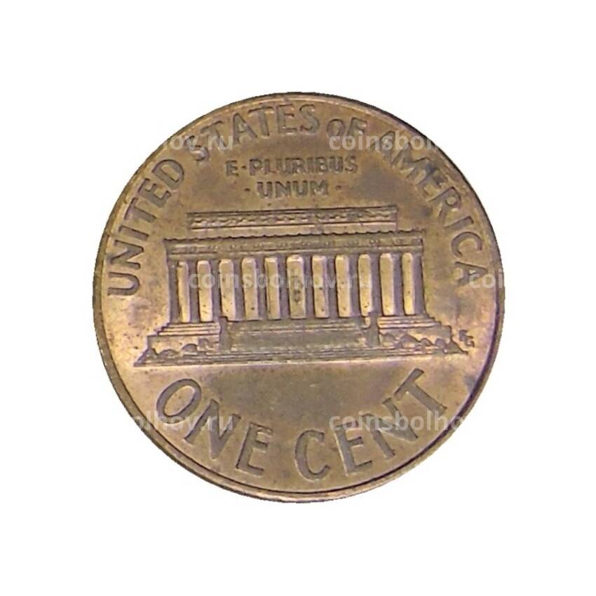 Монета 1 цент 1999 года D США (вид 2)