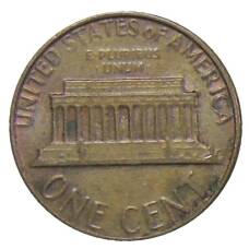 Монета 1 цент 1982 года США (реверс)