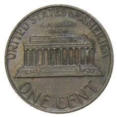 Монета 1 цент 1983 года D США (реверс)