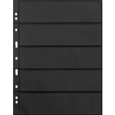 Лист для банкнот на 5 ячеек формат «Grande» 5S Черный LEUCHTTURM 312953 (реверс)