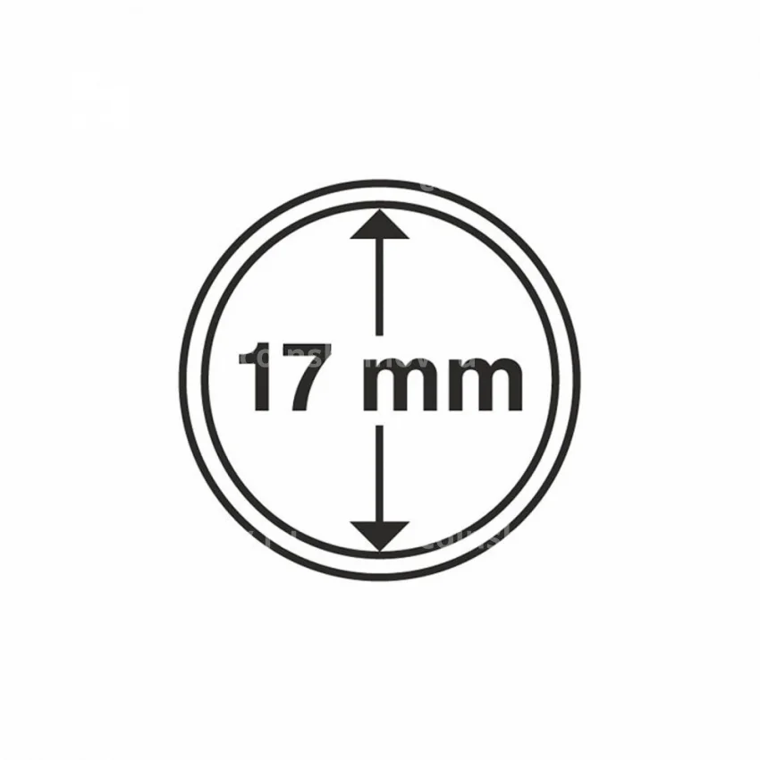 Капсула «CAPS» для монет диаметром 17 мм LEUCHTTURM 322470