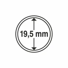 Капсула «CAPS» для монет диаметром 19.5 мм LEUCHTTURM 325403 (аверс)
