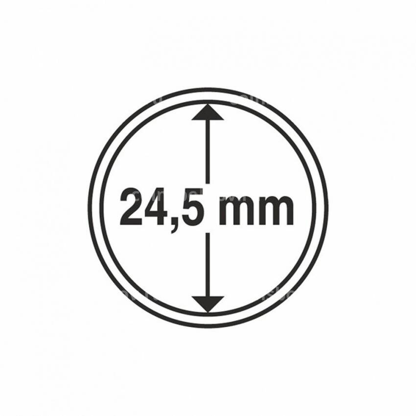 Капсула «CAPS» для монет диаметром 24.5 мм LEUCHTTURM 310706