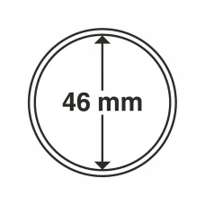 Капсула «CAPS» для монет диаметром 46 мм LEUCHTTURM 319538 (аверс)