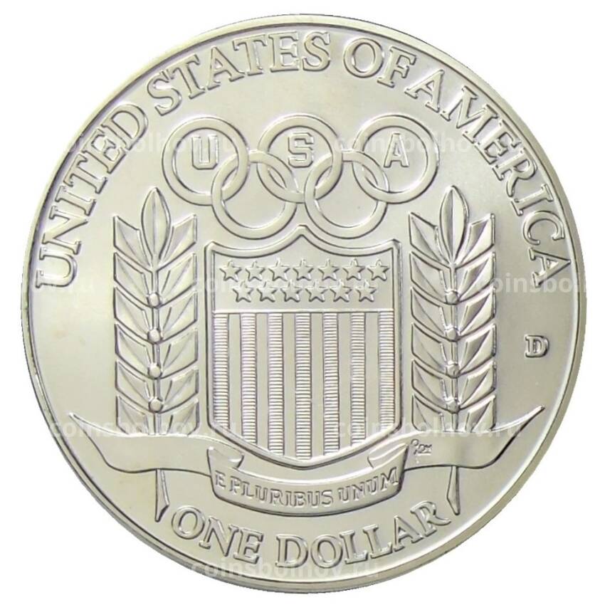 Монета 1 доллар 1992 года D США — XXV летние Олимпийские Игры, Барселона 1992 (вид 2)